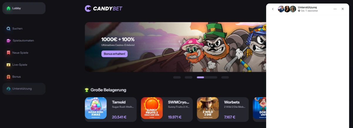 candybet casino kundensupport